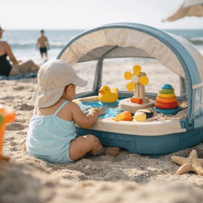 Le jouet de plage pour bébé qui transforme une journée au soleil en moment d’éveil